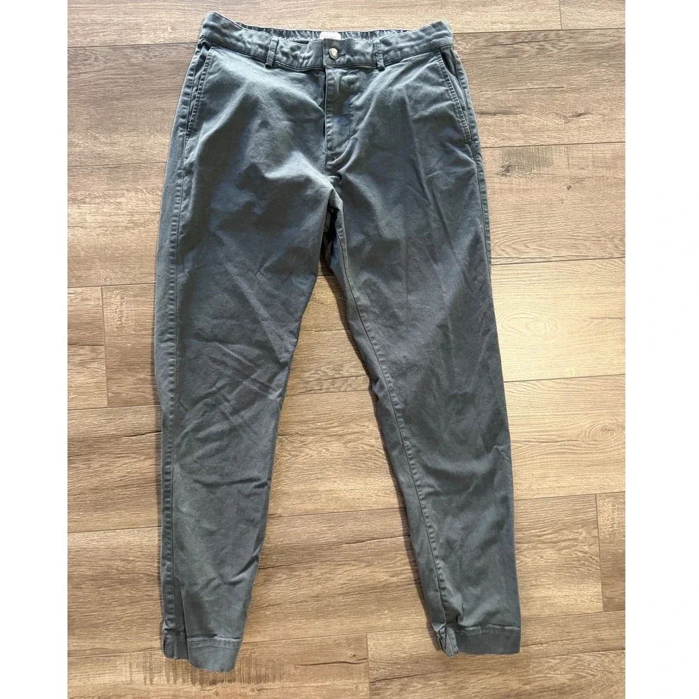Flint and Tinder 365 Jogger Mens 32 Charcoal Gray Twill Chino Pants Huckberry